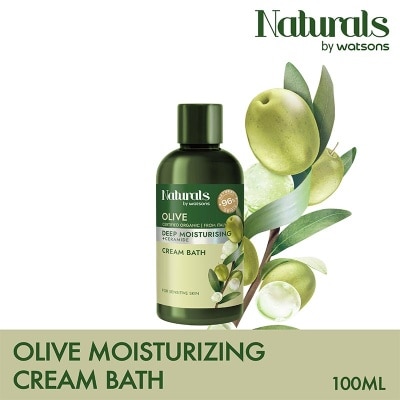 NATURALS BY WS Olive Deep Moisturising Cream Bath 100ml