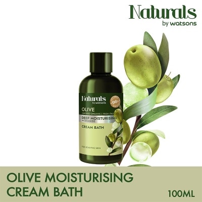 NATURALS BY WATSONS Olive Deep Moisturising Cream Bath 100ml