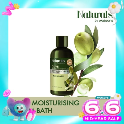 NATURALS BY WATSONS Olive Deep Moisturising Cream Bath 100ml