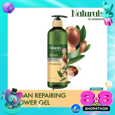 NATURALS BY WATSONS - Argan Repairing Shower Gel 490ml image
