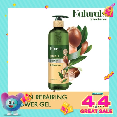 NATURALS BY WATSONS - Argan Repairing Shower Gel 490ml