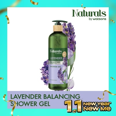 NATURALS BY WATSONS Lavender Balancing Shower Gel 490ml