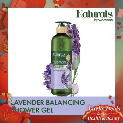 NATURALS BY WATSONS Lavender Balancing Shower Gel 490ml
