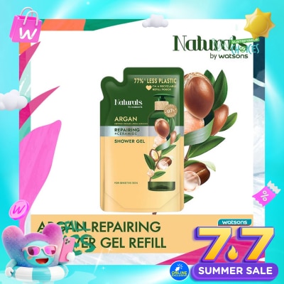 NATURALS BY WATSONS - Argan Repairing Shower Gel Refill 450ml