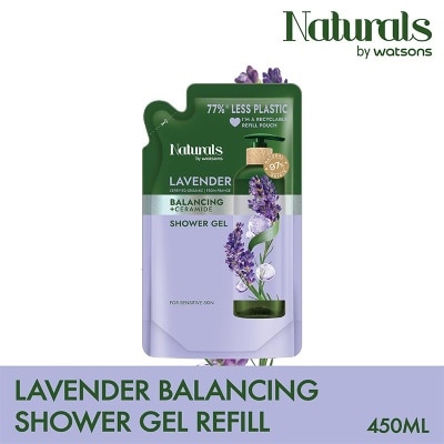 NATURALS BY WS Lavender Balancing Shower Gel Refill 450ml