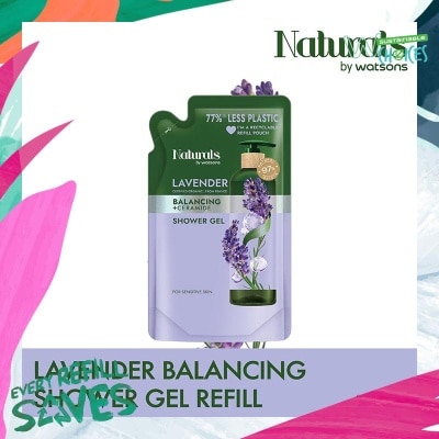NATURALS BY WS Lavender Balancing Shower Gel Refill 450ml