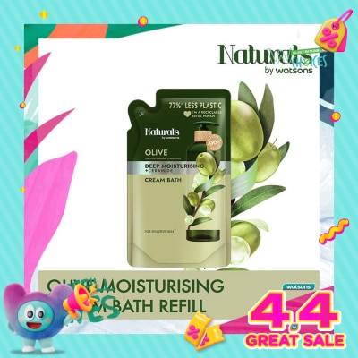 NATURALS BY WATSONS - Olive Deep Moisturising Cream Bath Refill 450ml