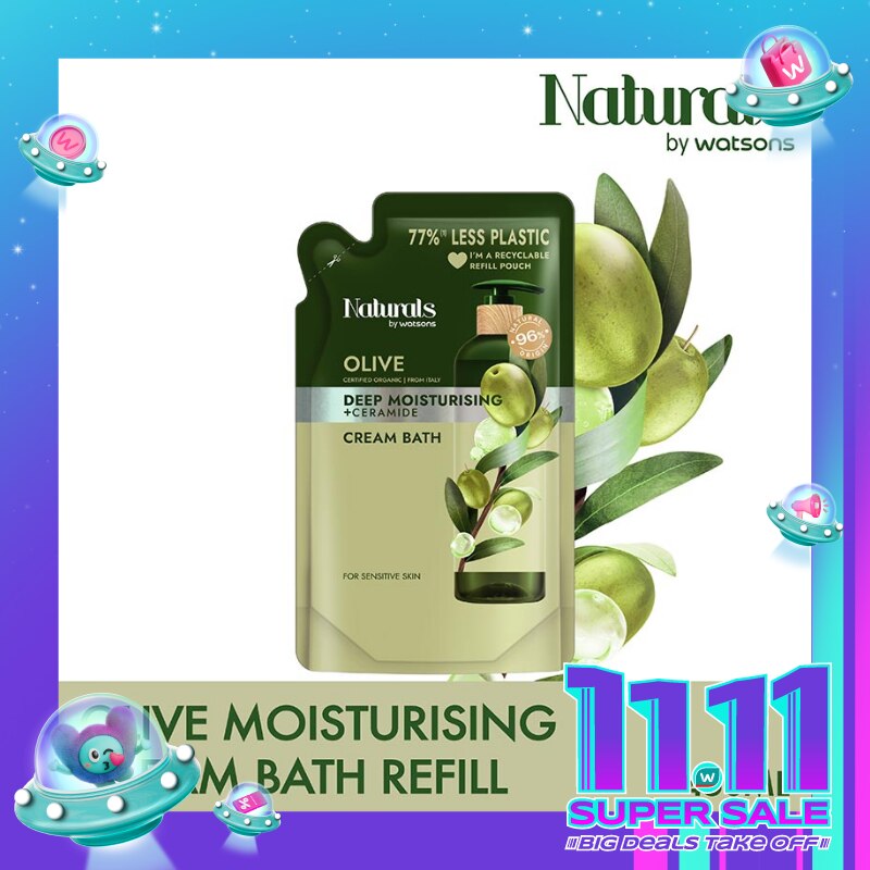 Olive Deep Moisturising Cream Bath Refill 450ml