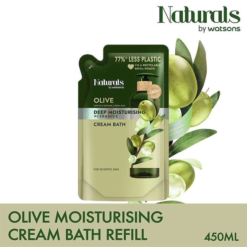Olive Deep Moisturising Cream Bath Refill 450ml