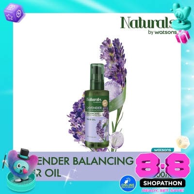 NATURALS BY WATSONS - Lavender Balancing Hair Oil 100ml image