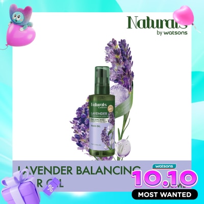 NATURALS BY WATSONS Lavender Balancing Hair Oil 100ml image