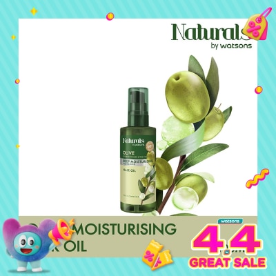 NATURALS BY WATSONS - Olive Deep Moisturising Hair Oil 100ml