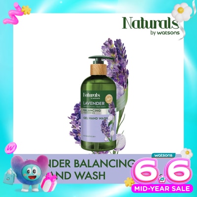 NATURALS BY WATSONS - Lavender Balancing Gel Hand Wash 400ml