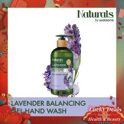 NATURALS BY WS Lavender Balancing Gel Hand Wash 400ml