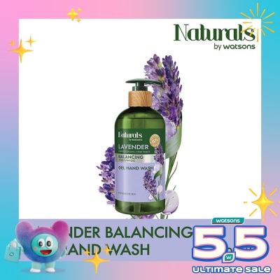 NATURALS BY WATSONS - Lavender Balancing Gel Hand Wash 400ml