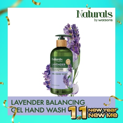 NATURALS BY WATSONS Lavender Balancing Gel Hand Wash 400ml