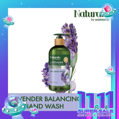 NATURALS BY WATSONS Lavender Balancing Gel Hand Wash 400ml