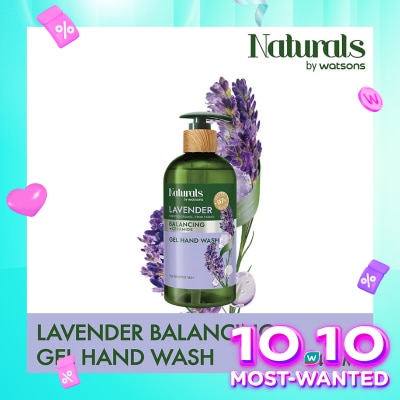 NATURALS BY WATSONS Lavender Balancing Gel Hand Wash 400ml