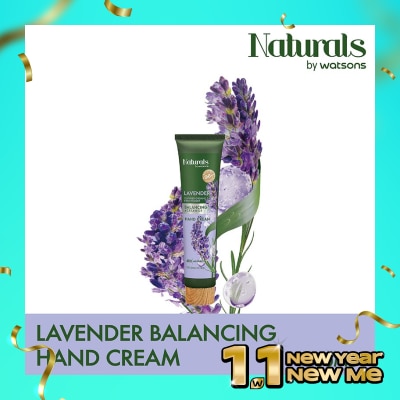 NATURALS BY WATSONS Lavender Balancing Hand Cream 30ml
