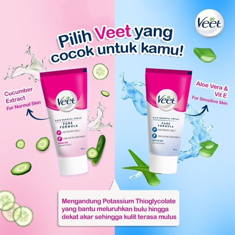 Veet Hair Removal Cream Normal Skin 25g