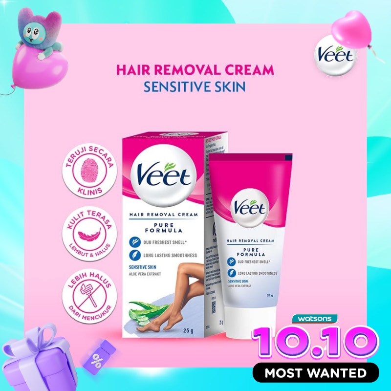 Veet Hair Removal Cream Sensitive Skin 25g image
