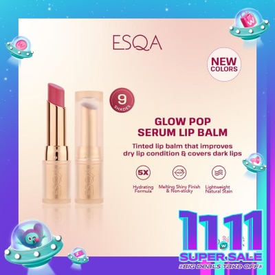 ESQA Esqa Glow Pop Serum Lip Balm Very Demure 3g