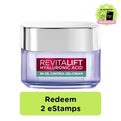 L'OREAL L'Oreal Revitalift Hyaluronic Acid 8H Oil Control Gel Cream 15ml eStamp