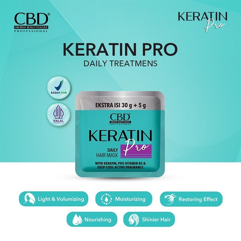 Professional Keratin Pro Daily Use Hair Mask Sachet 35g