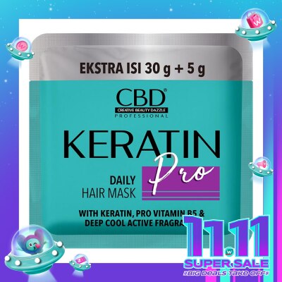 CBD Professional Keratin Pro Daily Use Hair Mask Sachet 35g