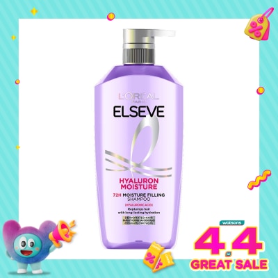 L'OREAL - L'Oreal Elseve Hyaluron Moisture 72H Moisture Filling Shampoo 400ml