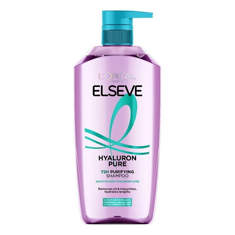 L'Oreal Elseve Hyaluron Pure 72H Purifying Shampoo 400ml