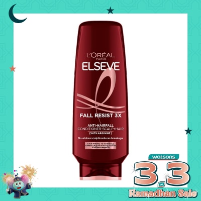 L'OREAL L'Oreal Elseve Fall Resist 3x Anti-Hairfall Conditioner Scalp + Hair 265ml