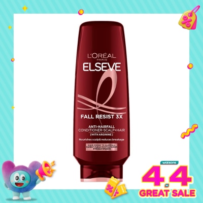 L'OREAL - L'Oreal Elseve Fall Resist 3x Anti-Hairfall Conditioner Scalp + Hair 265ml