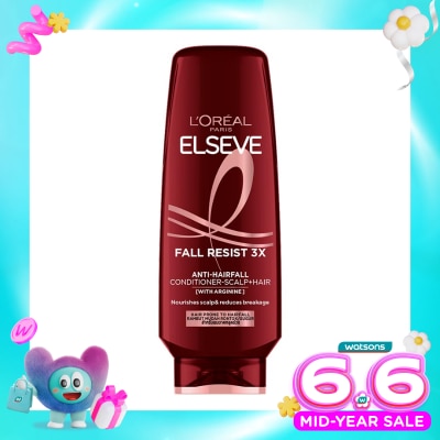 L'OREAL - L'Oreal Elseve Fall Resist 3x Anti-Hairfall Conditioner Scalp + Hair 265ml