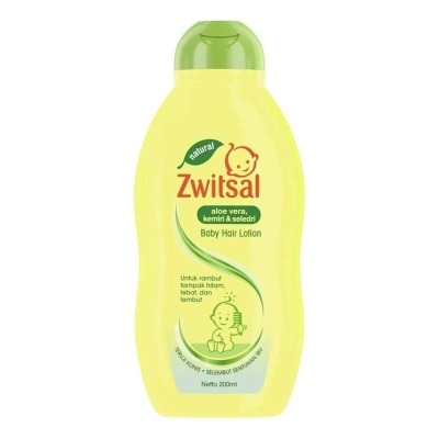 ZWITSAL Baby Hair Lotion Natural Aloe Vera Kemiri Seledri 200ml