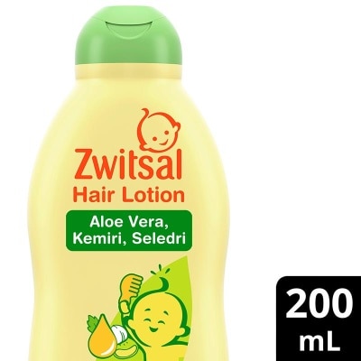 ZWITSAL Zwitsal Baby Hair Lotion Natural Aloe Vera Kemiri Seledri 200ml