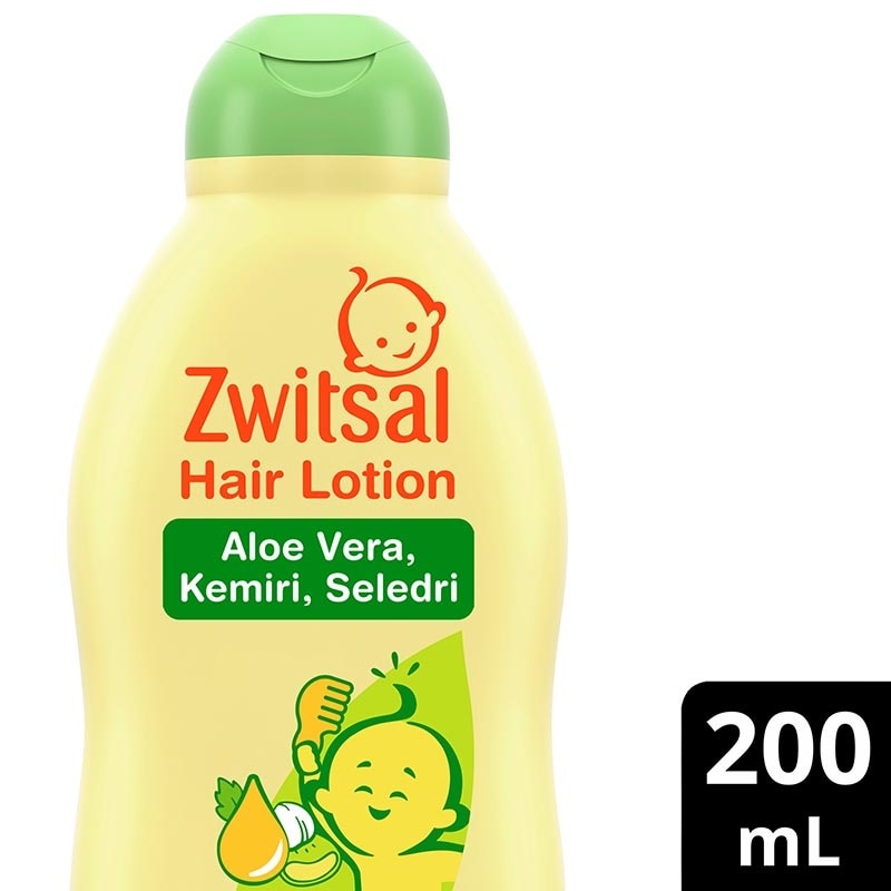Zwitsal Baby Hair Lotion Natural Aloe Vera Kemiri Seledri 200ml