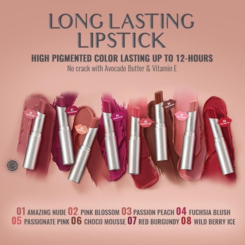 Longlasting Lipstick 01 Amazing Nude 3g