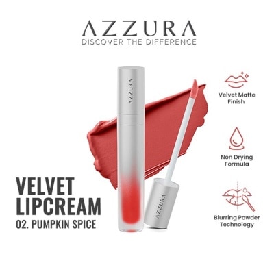 AZZURA Velvet Lipcream 02 Pumpkin Spice 4g