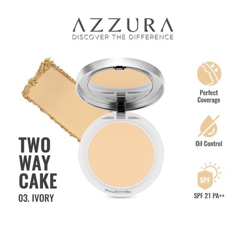 Two Way Cake Foundation SPF 21 PA++ 03 Ivory 12g