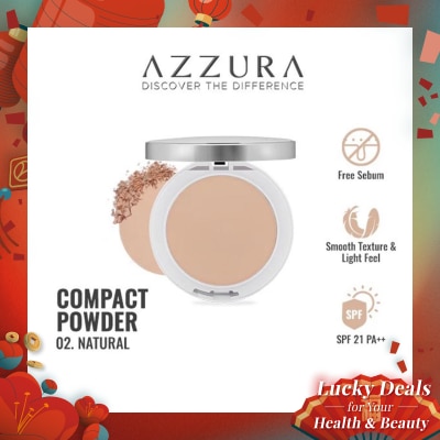 AZZURA Compact Powder 02 Natural 14g