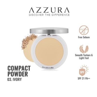AZZURA Compact Powder 03 Ivory 14g