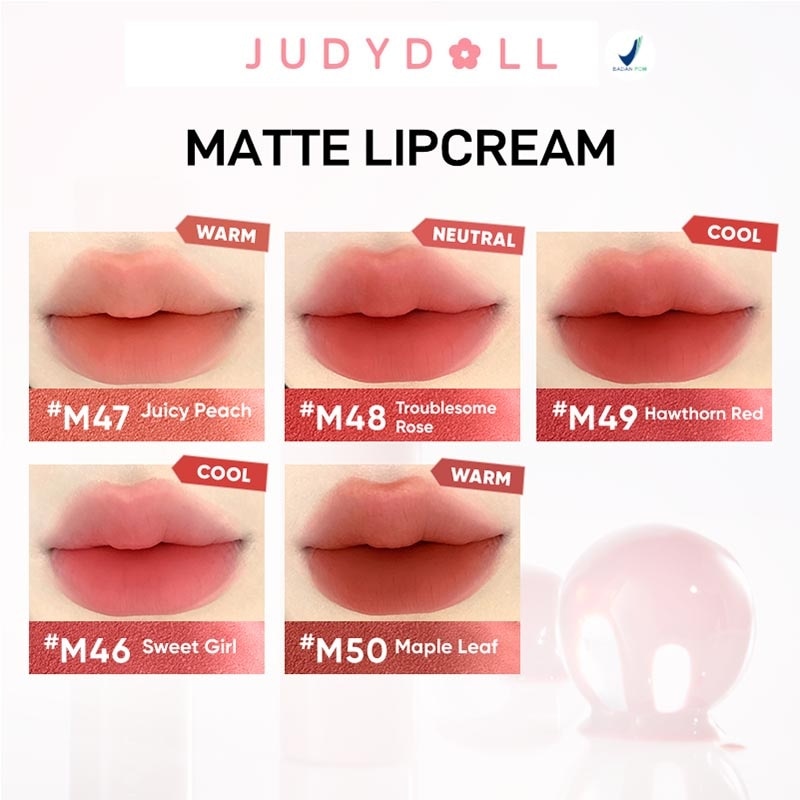 Judydoll Matte Lip Mud - M49 2.8g