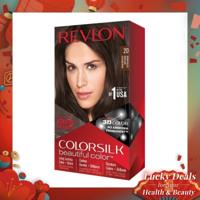 REVLON Colorsilk Beautiful Color (Hair Color) Brown Black 20