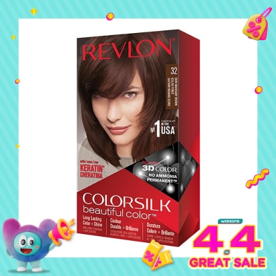 REVLON - Colorsilk Beautiful Color 32 Dark Mahogany Brown