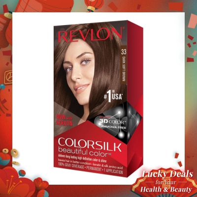 REVLON REVLON Colorsilk Beautiful Color (Hair Color) Dark Soft Brown 33