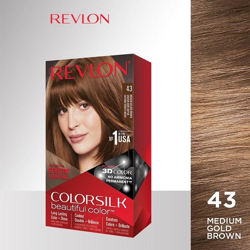 Colorsilk Beautiful Color (Hair Color) Medium Golden Brown 43