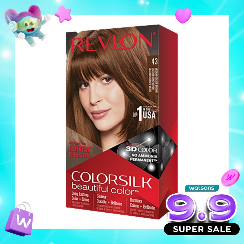 Colorsilk Beautiful Color (Hair Color) Medium Golden Brown 43 image