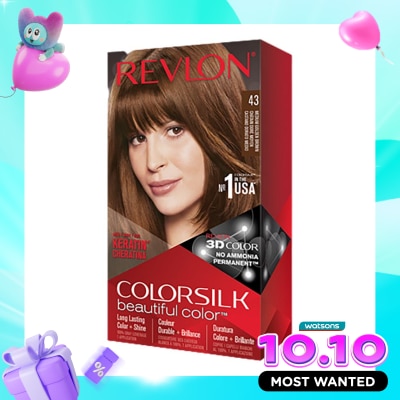 REVLON Colorsilk Beautiful Color 43 Medium Golden Brown image