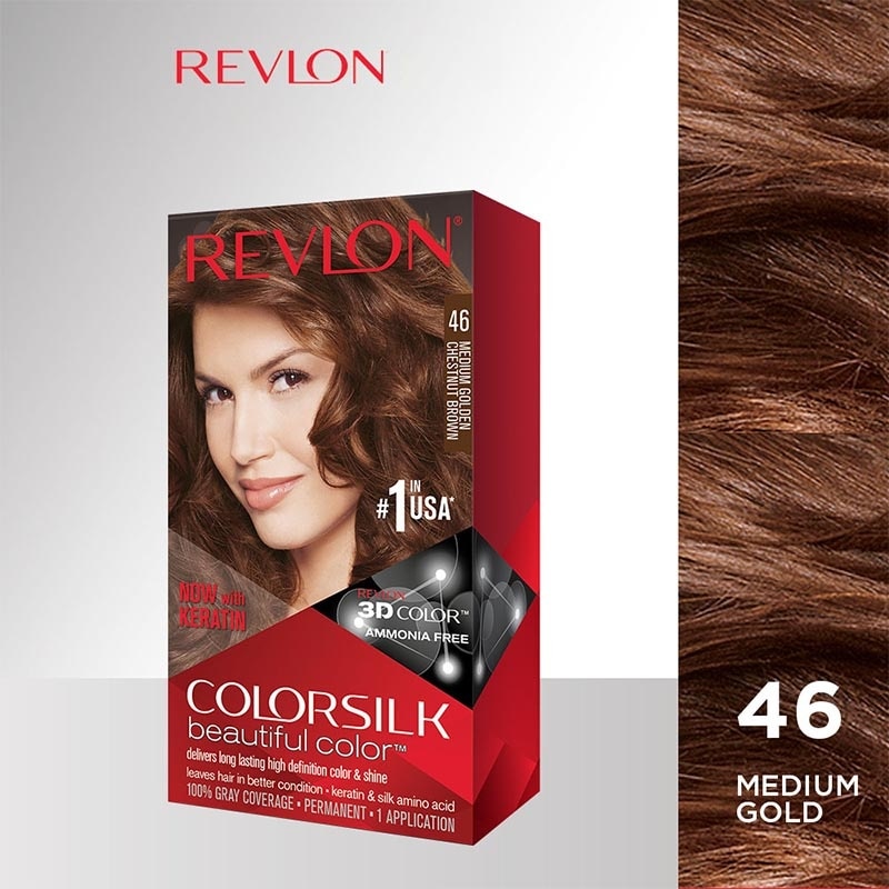 Colorsilk Beautiful Color 46 Medium Golden Chestnut Brown